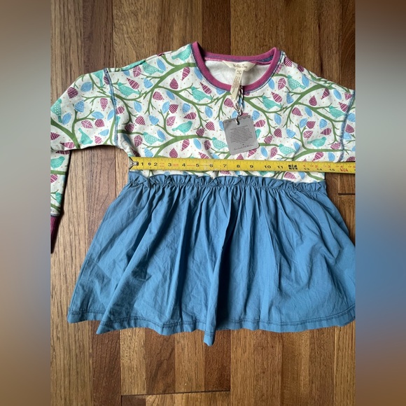 NWT Matilda Jane Moments With You Tweet Tweet Tunic Long sleeve Top Girls Sz 8 - Picture 8 of 9